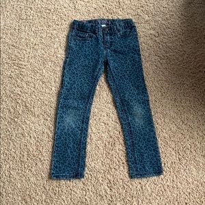 girls cheetah jeans
